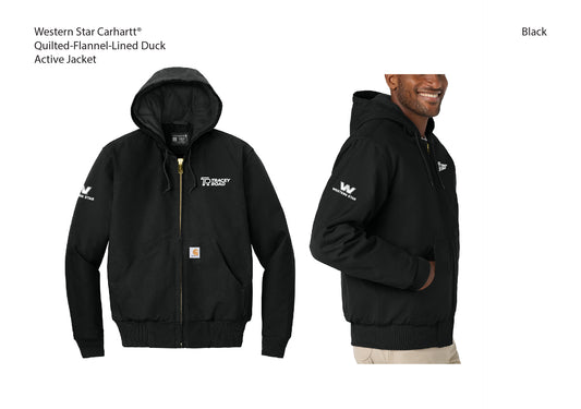 Western Star Carhartt® Quilted-Flannel-Lined Duck Active Jacket